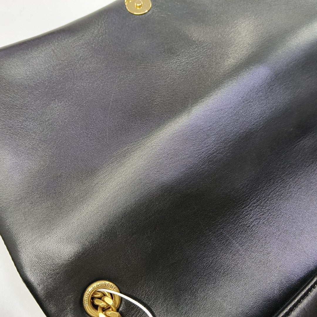JAMIE Medium Quilted Lambskin Black