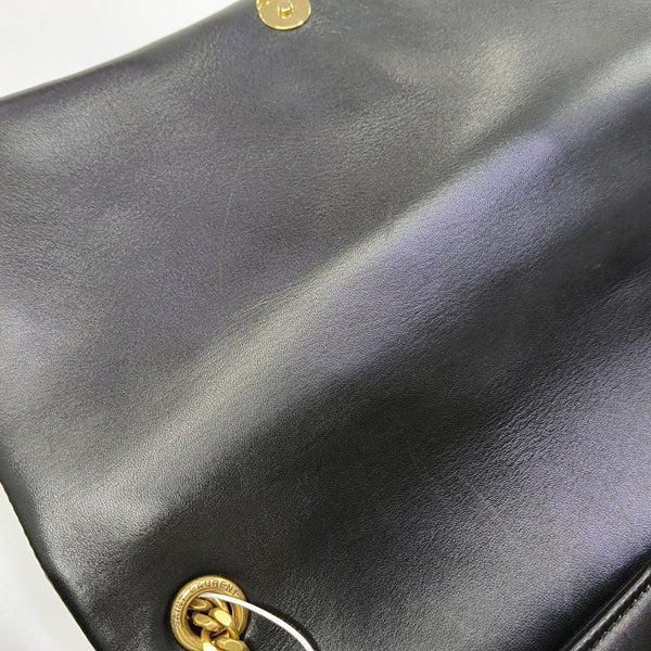 JAMIE Medium Quilted Lambskin Black