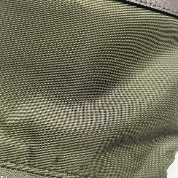 Nylon Shoulder Bag Green