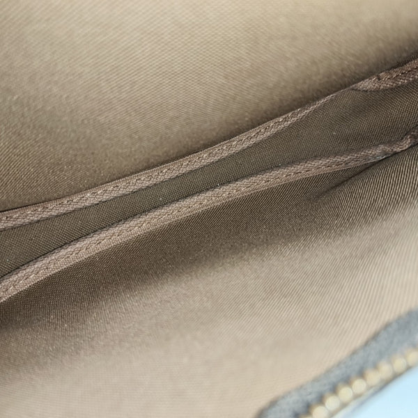 ACCESSOIRES Monogram Coated Canvas Brown