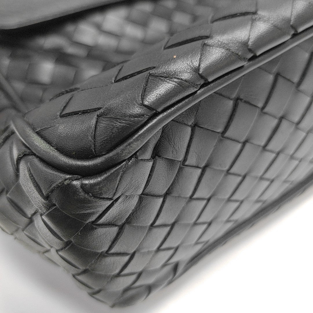 Calfskin Shoulder Bag Black