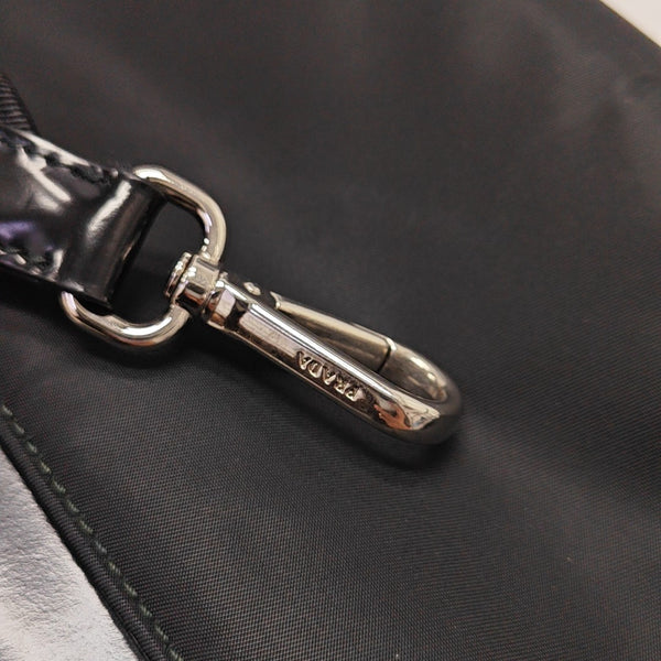Fabric Shoulder Bag Black