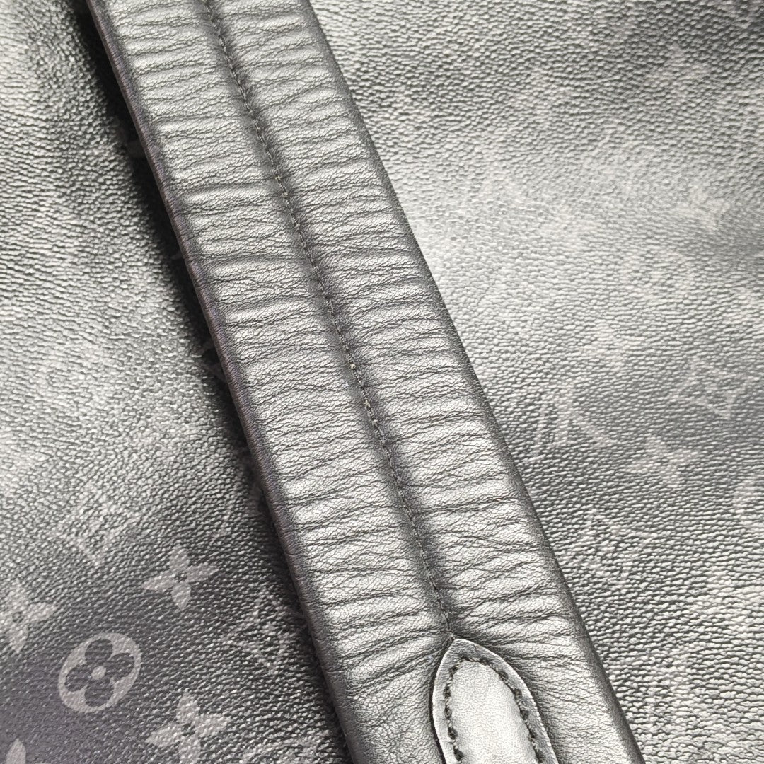 STEAMER Monogram Coated Canvas Black