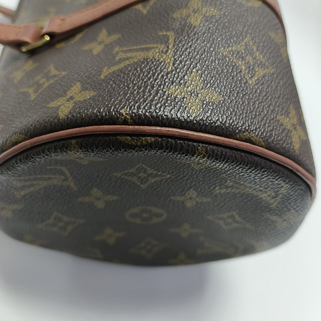 PAPILLON MM Monogram Coated Canvas Brown