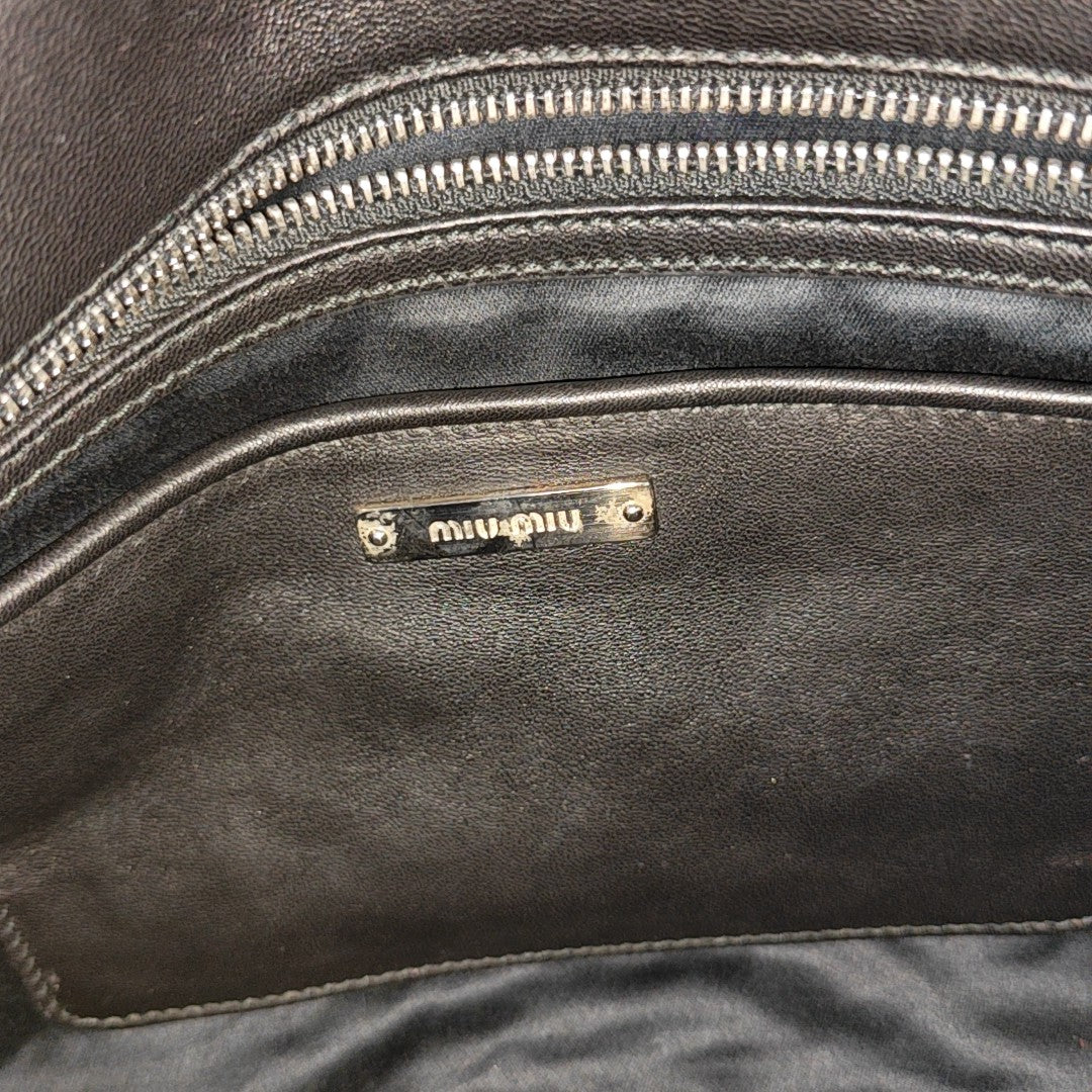 Crystal Quilted Lambskin Black