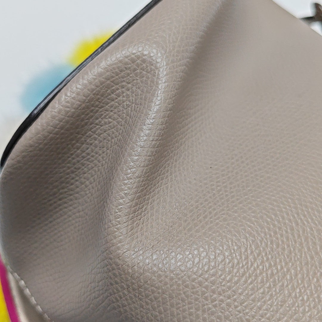 Mon Tresor Mini Calfskin Gray
