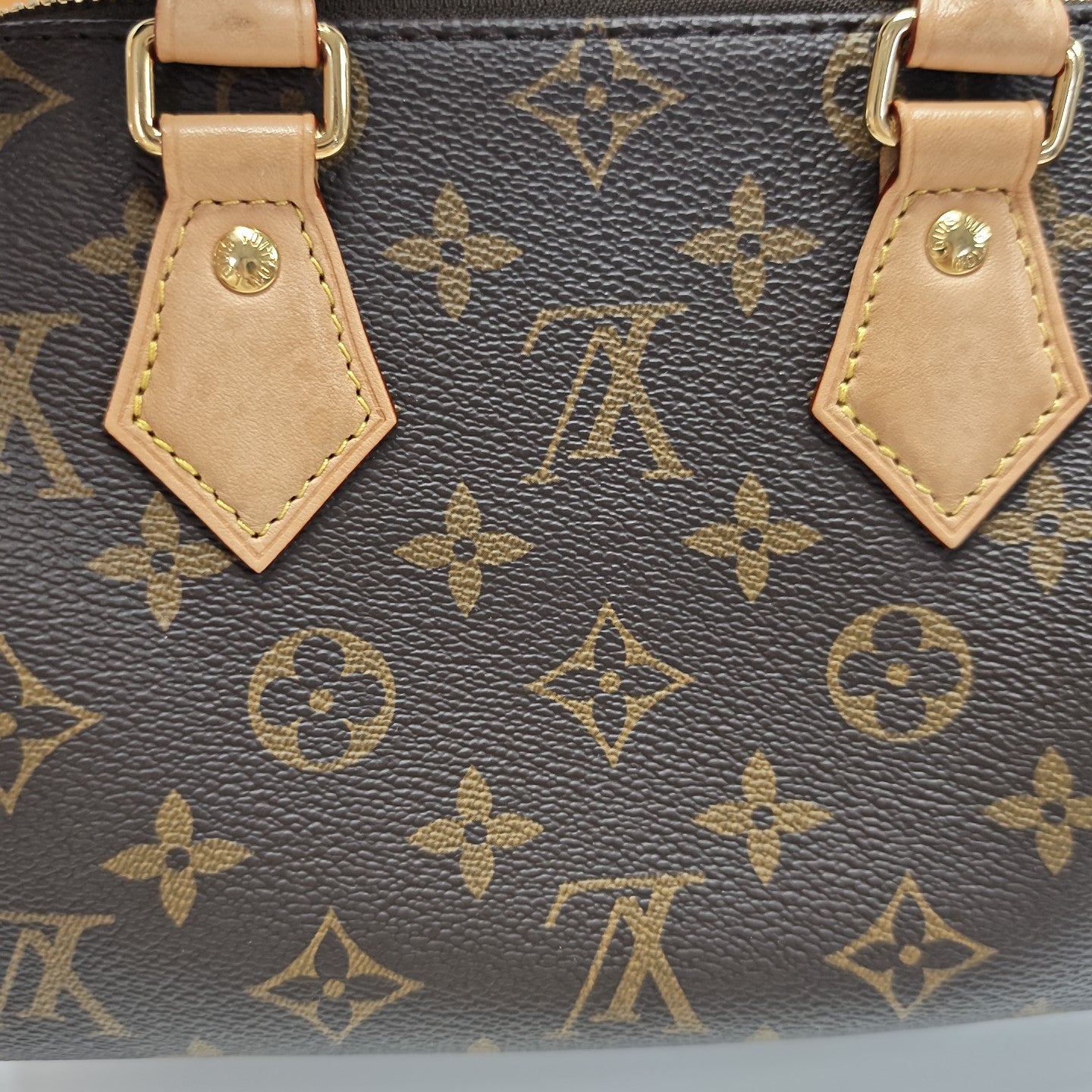 SPEEDY 20 Monogram Coated Canvas Brown
