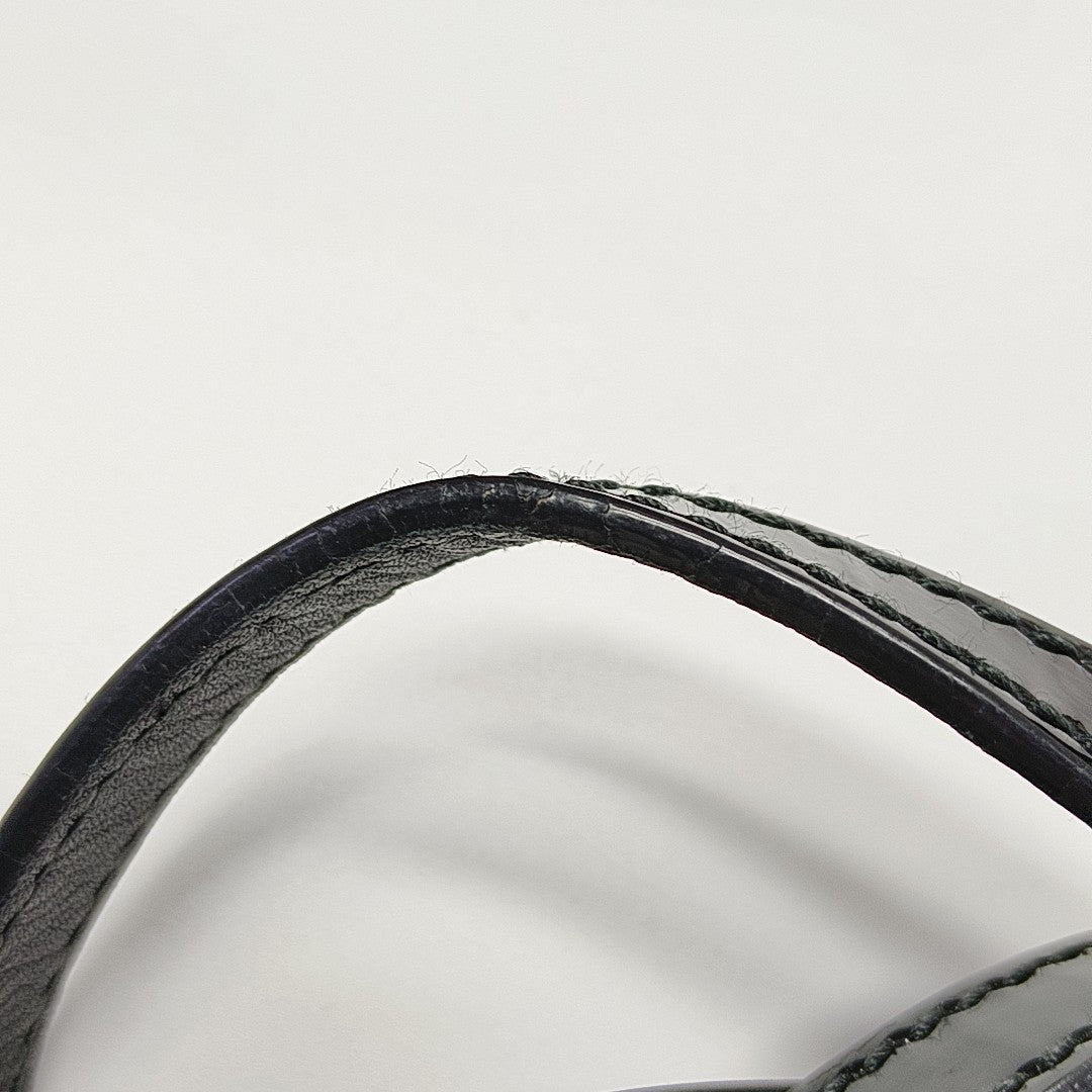 Microguccissima Monogram Patent Leather Black