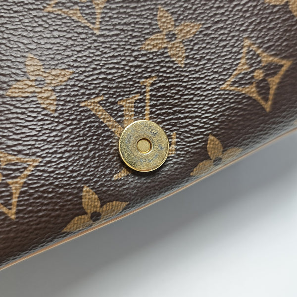 DIANE Monogram Coated Canvas Brown