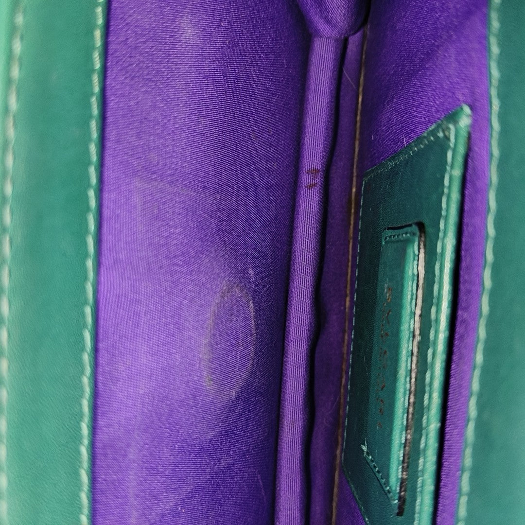 SERPENTI FOREVER Small Calfskin Green
