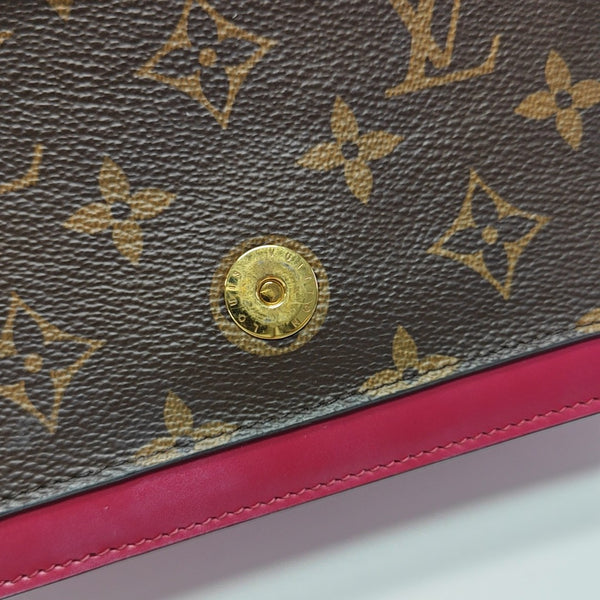 FLORE Monogram Coated Canvas Brown