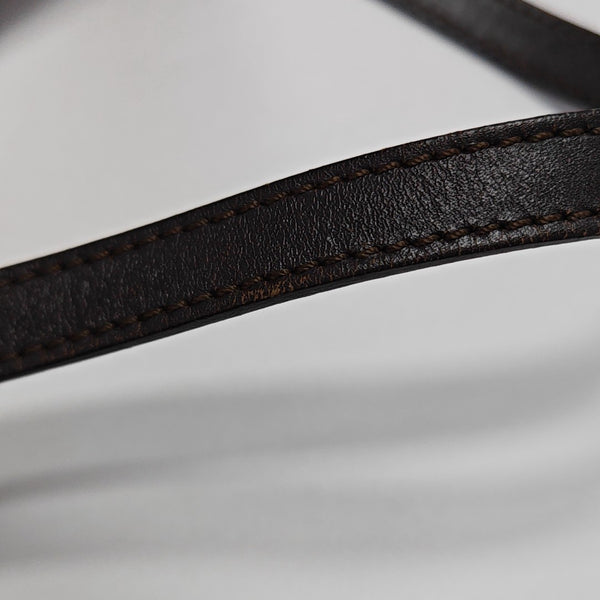 Canvas Top Handle Bag Brown