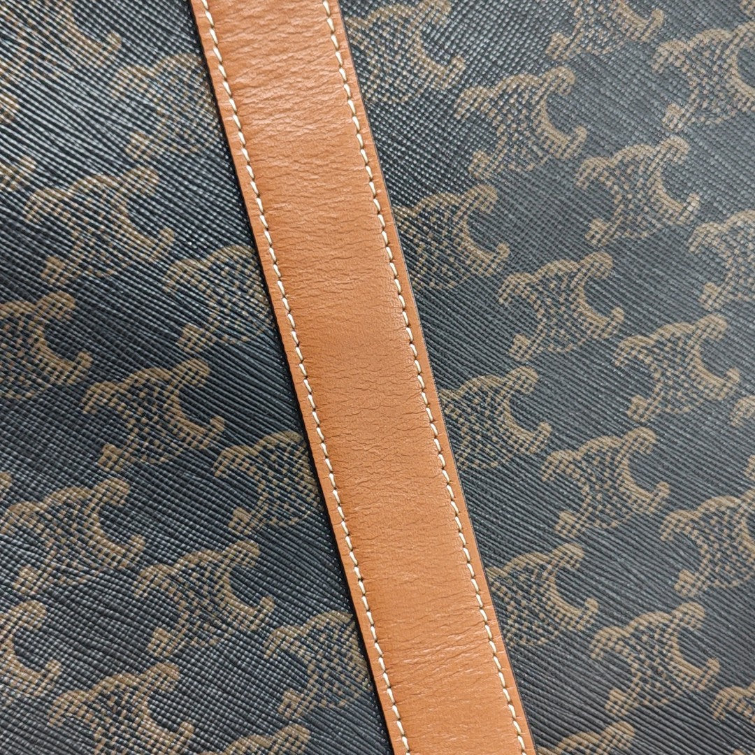 TRIOMPHE CANVAS Medium Coated Canvas Brown