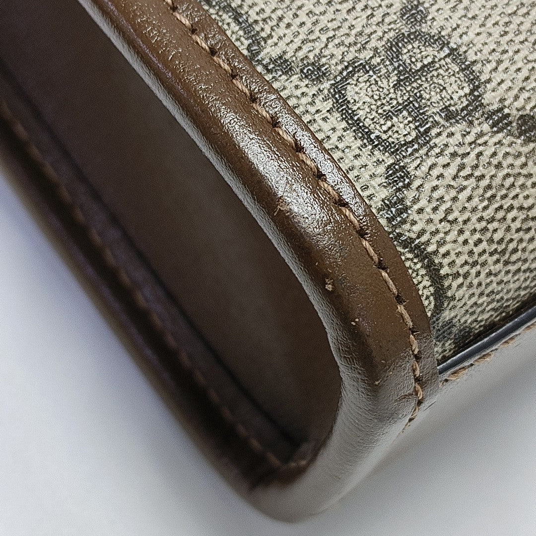 Retro Mini Monogram Coated Canvas Beige