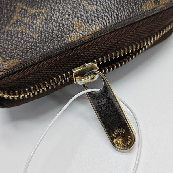ZIPPY Monogram Coated Canvas Brown Wallet