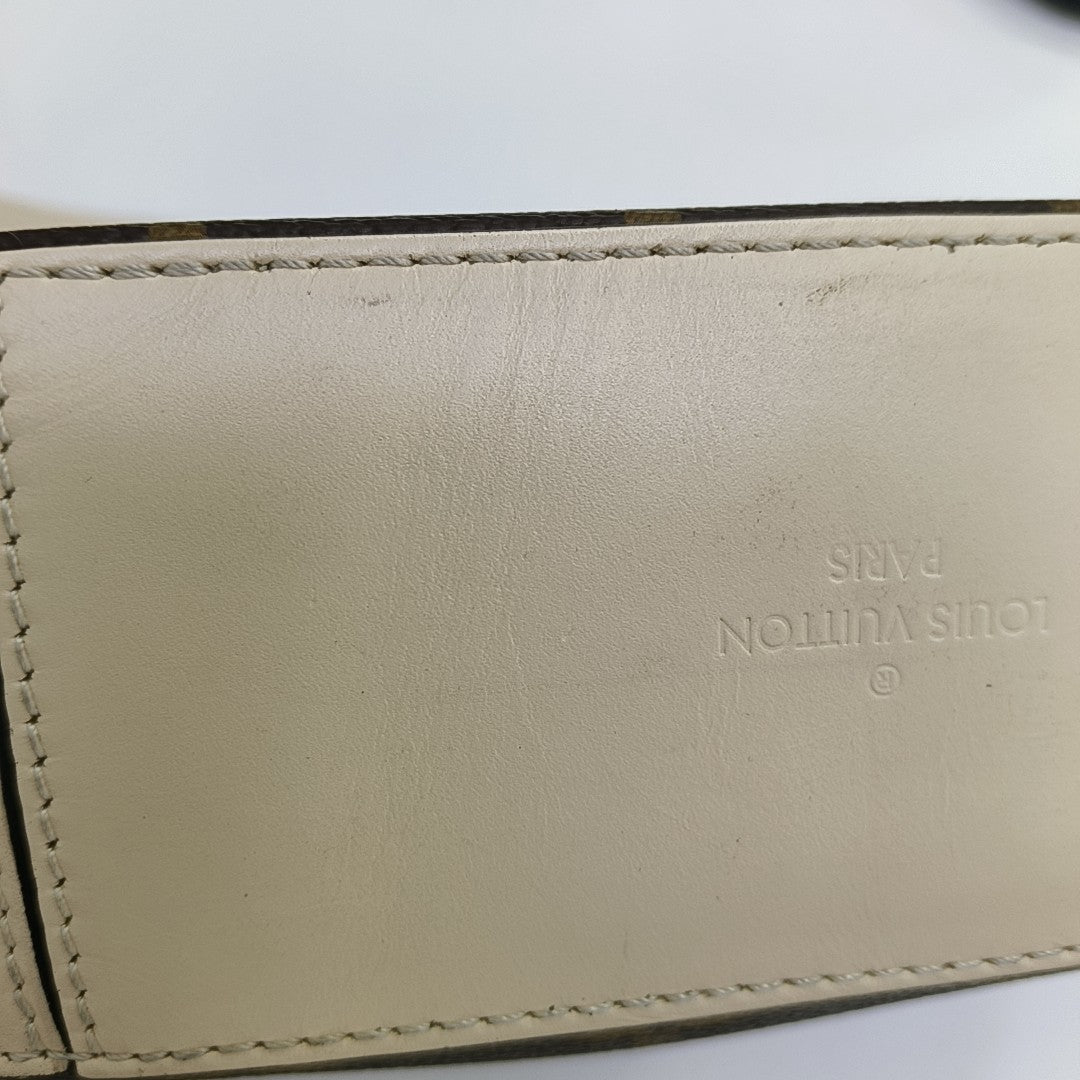 SAINTONGE Monogram Coated Canvas Brown