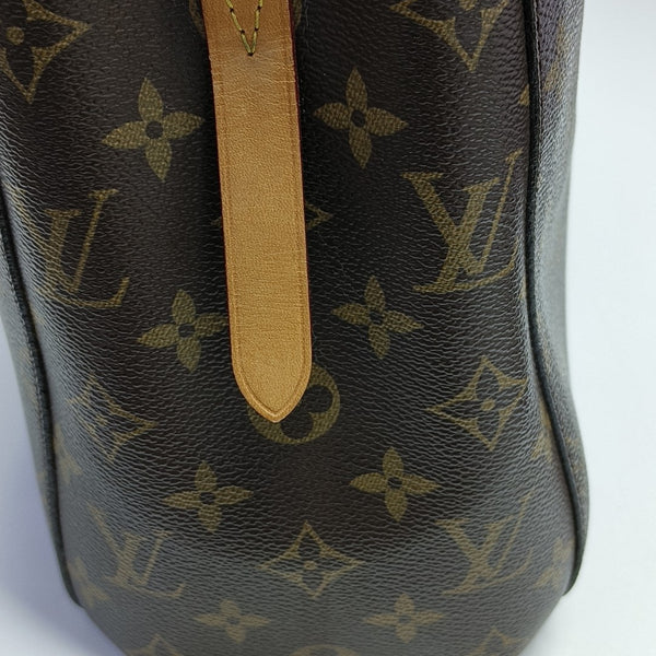 MONTAIGNE BB Monogram Coated Canvas Brown