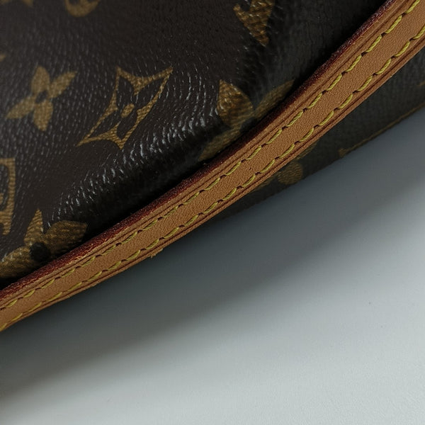 NÉONOÉ Nano Monogram Coated Canvas Brown