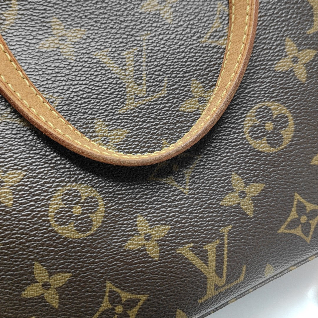 SPONTINI Monogram Coated Canvas Brown