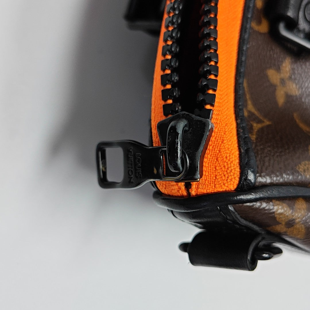 KEEPALL Nano Monogram Coated Canvas Brown