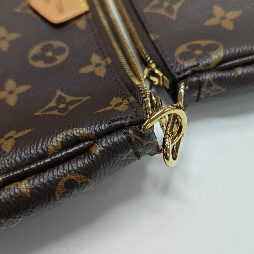 MULTI Monogram Coated Canvas Brown