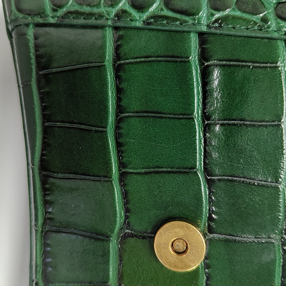 Hourglass S Calfskin Green
