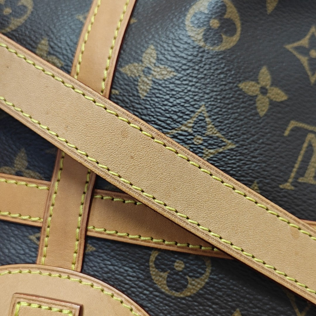 DUFFLE Monogram Coated Canvas Brown