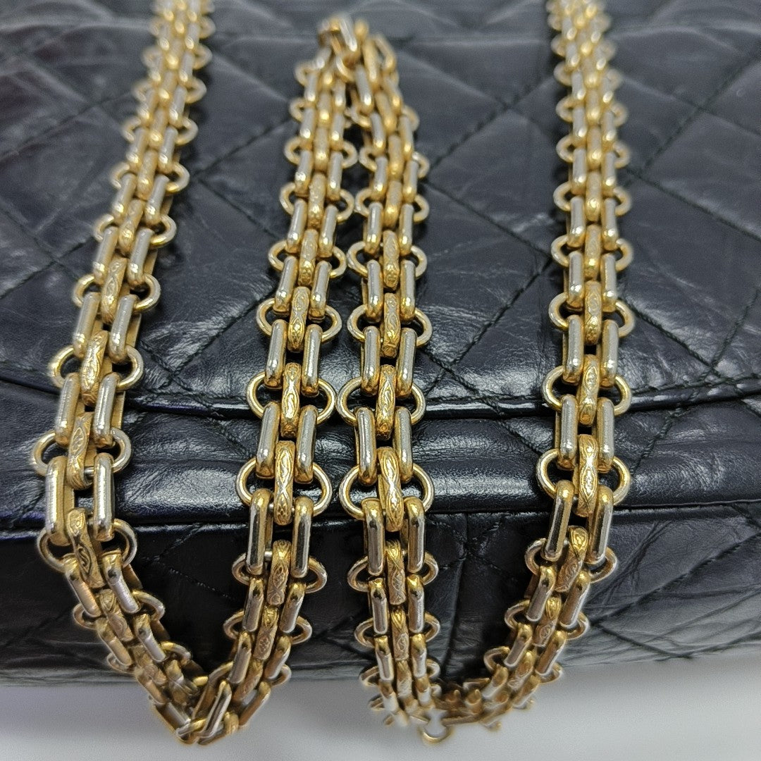 2.55 227 (jumbo) Quilted Calfskin Black