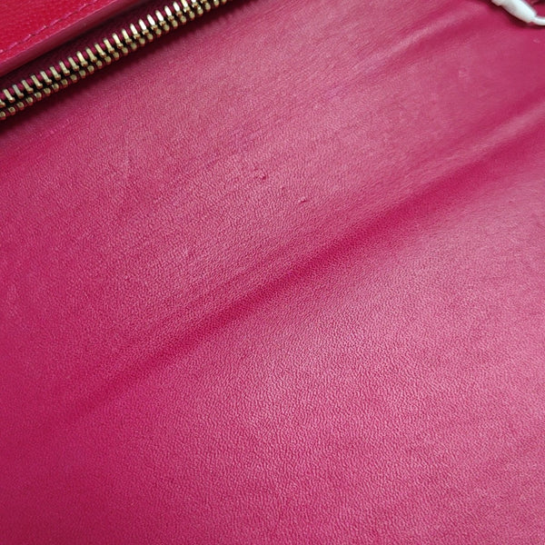 Calfskin Shoulder Bag Red