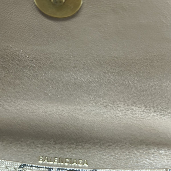 Hourglass XS Coated Canvas Brown