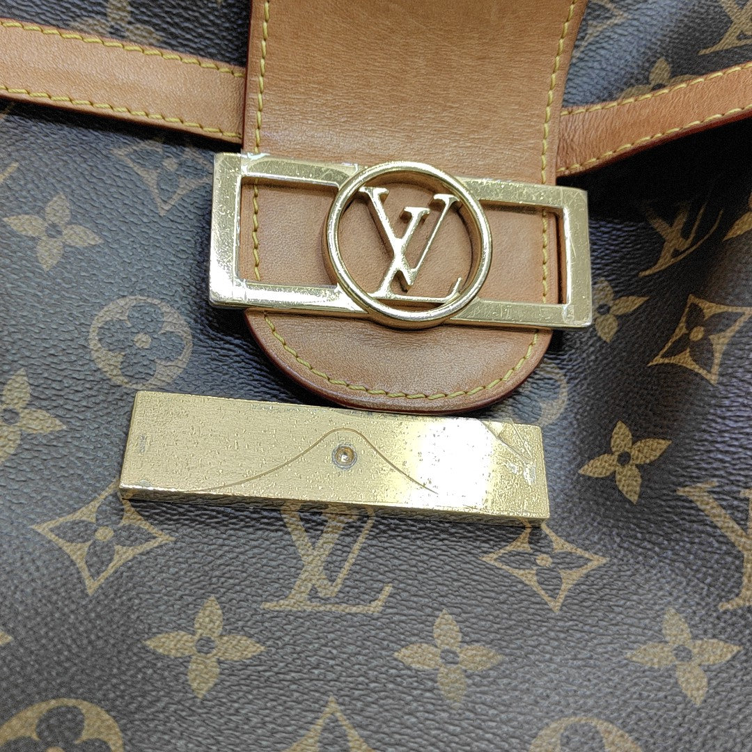 DAUPHINE Coated Canvas Brown