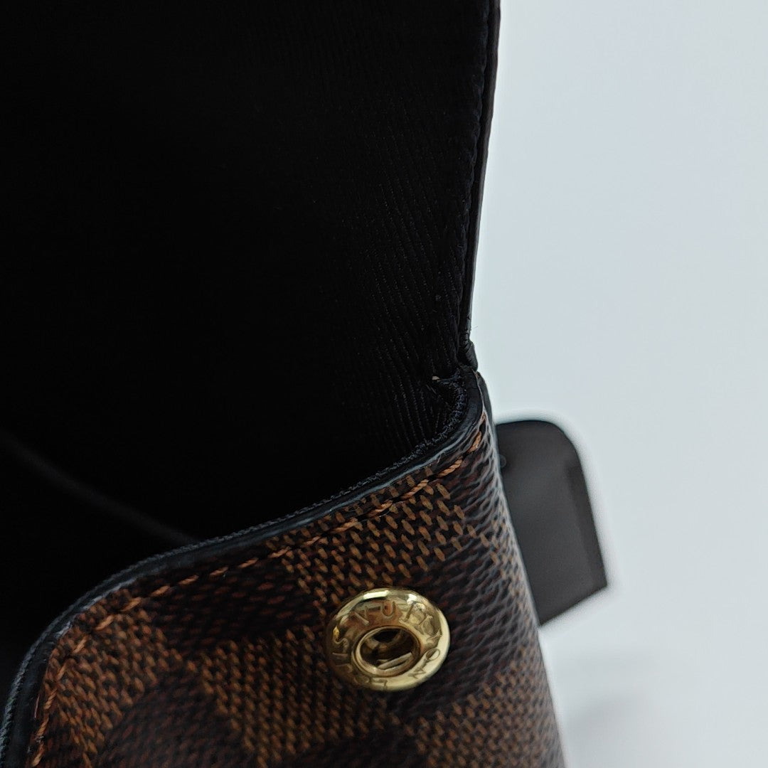 BOND STREET BB Damier Ebene Coated Canvas Brown
