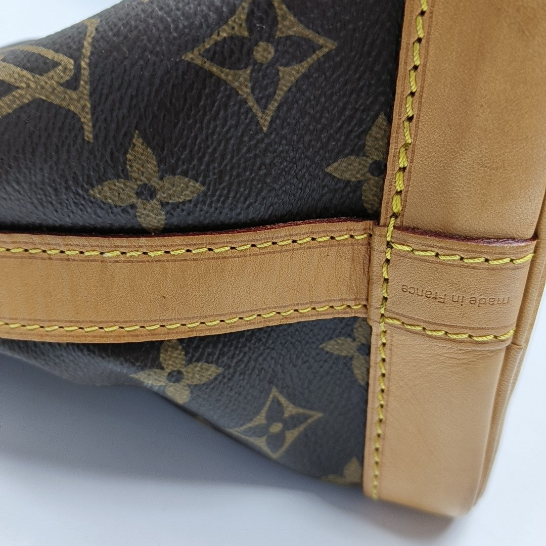 NOÉ BB Monogram Coated Canvas Brown