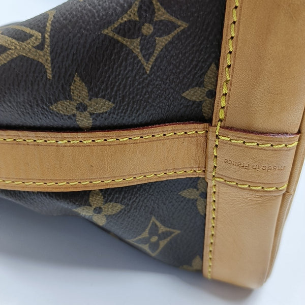 NOÉ BB Monogram Coated Canvas Brown