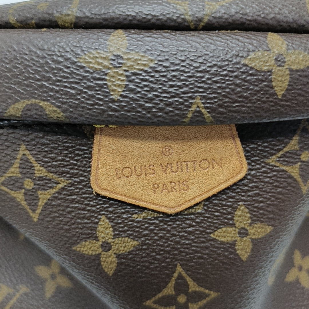 BUMBAG Monogram Coated Canvas Brown