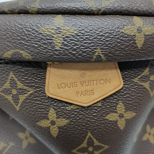 BUMBAG Monogram Coated Canvas Brown