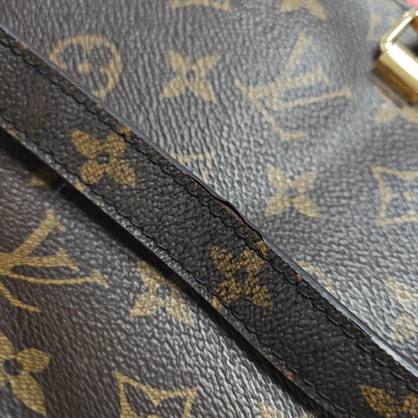 PALLAS BB Monogram Coated Canvas Brown
