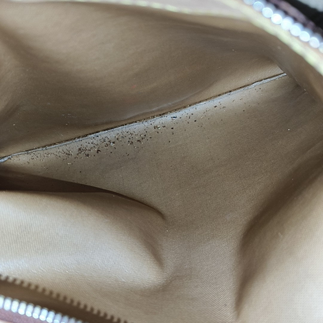 NEVERFULL GM Monogram Coated Canvas Brown