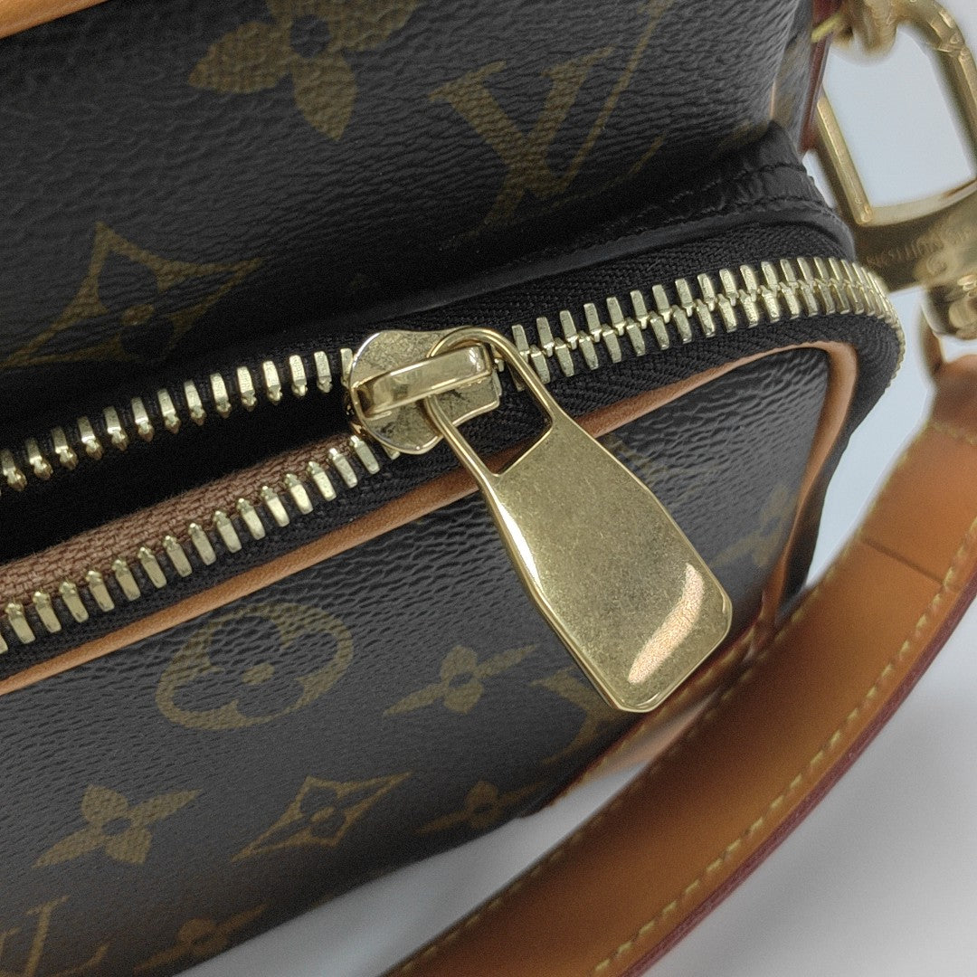 NIL Monogram Coated Canvas Brown