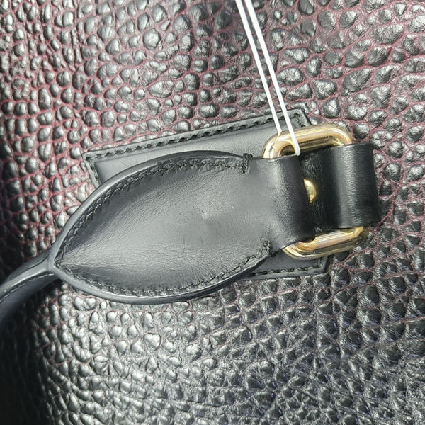 Calfskin Top Handle Bag Red