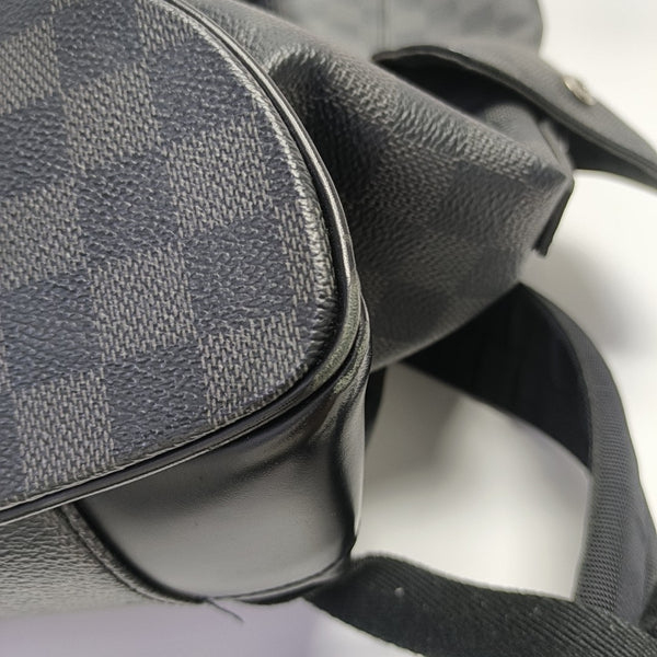 CHRISTOPHER MM Damier Graphite Coated Canvas Gray