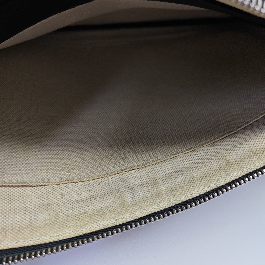 GG Supreme Monogram Coated Canvas Brown