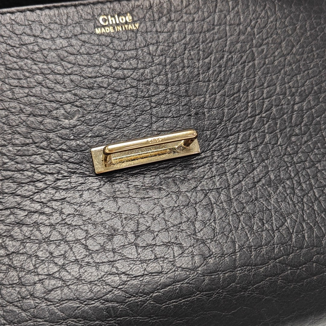 Calfskin Crossbody Bag Black
