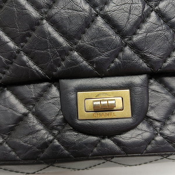 2.55 225 (small) Quilted Calfskin Black