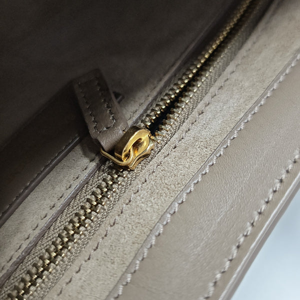 LE 5 À 7 Small Calfskin Brown