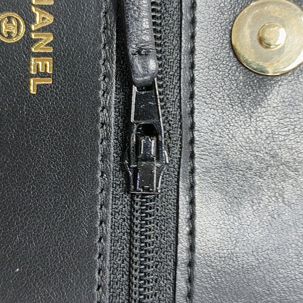 BOY CHANEL Mini Quilted Lambskin Black
