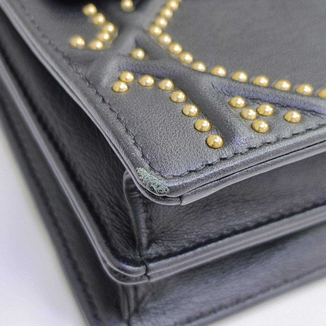 Diorama Cannage Lambskin Black