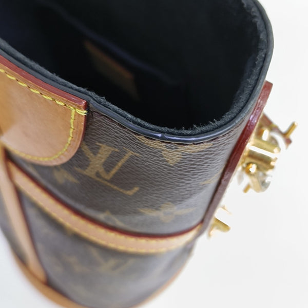 DUFFLE Monogram Coated Canvas Brown