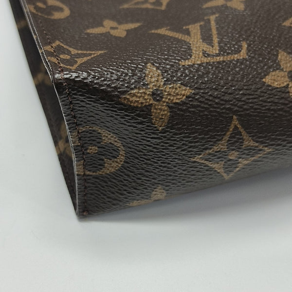 TOILET POCKET 26 Monogram Coated Canvas Brown