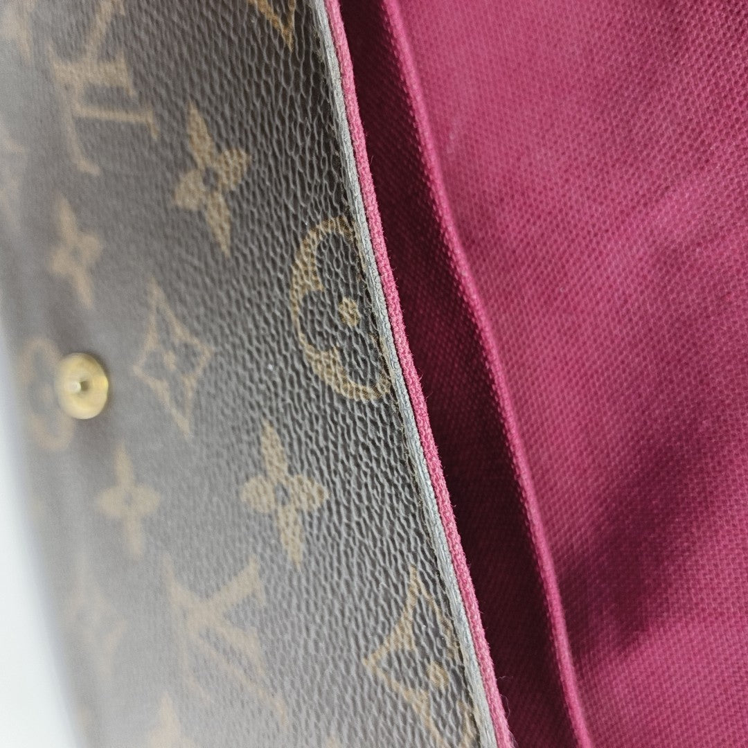FÉLICIE Monogram Coated Canvas Brown